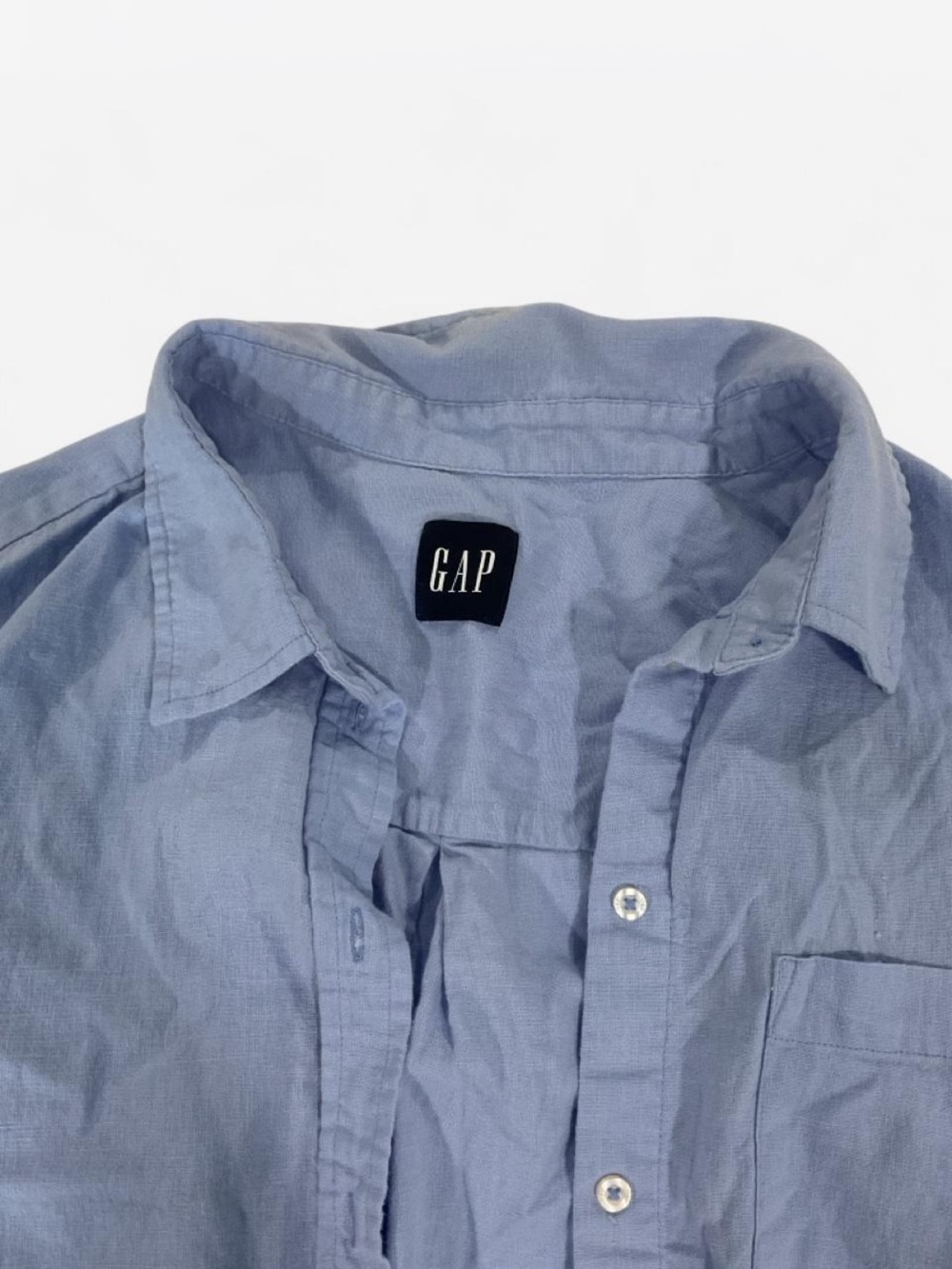 GAP Light Blue Oversized Button Down Shirt